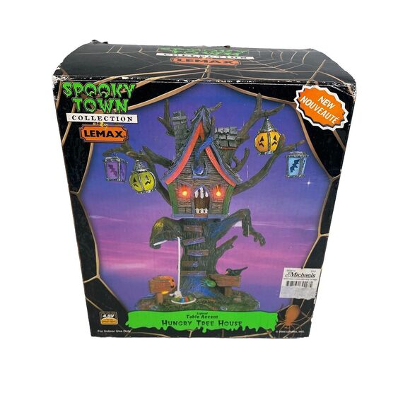 2006 LEMAX Spooky Town HUNGRY TREE HOUSE - Picture 1 of 4